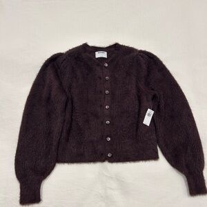 Old Navy Women's Cardigan - Dark Brown/Purple